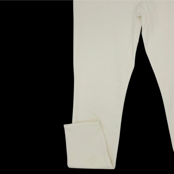 J Crew Jeans Womens 28 White Mid Rise Skinny 9" Toothpick Stretch Denim Pants - Picture 5 of 13
